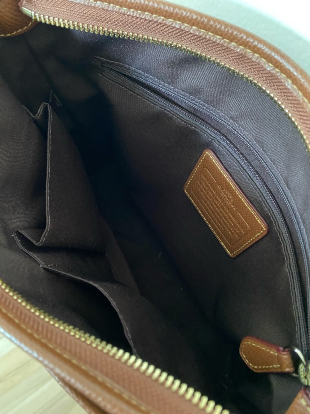 Coach Brown Signature Crossbody Bag - Picture 3 of 6